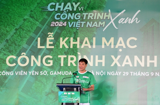 Khai mạc Giải chạy bộ "Vì Công trình xanh Việt Nam năm 2024" - Ảnh 2.